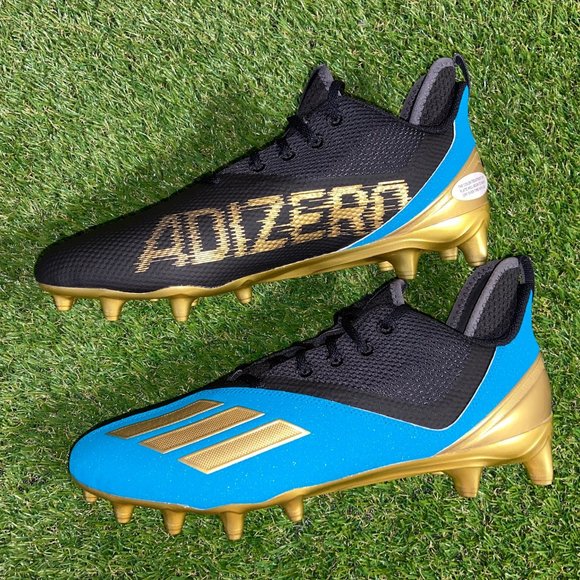 Adidas Adizero Scorch 2 Jacksonville Jaguars Football Cleats GZ0401 Mens 11.5 main image 9